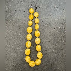 Yellow & Silver Necklace